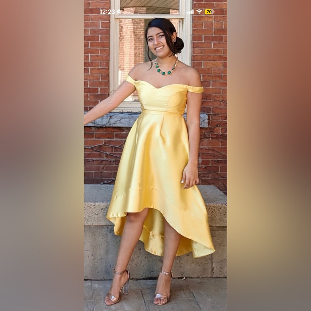 Boutique 1861 Golden Satin Gown